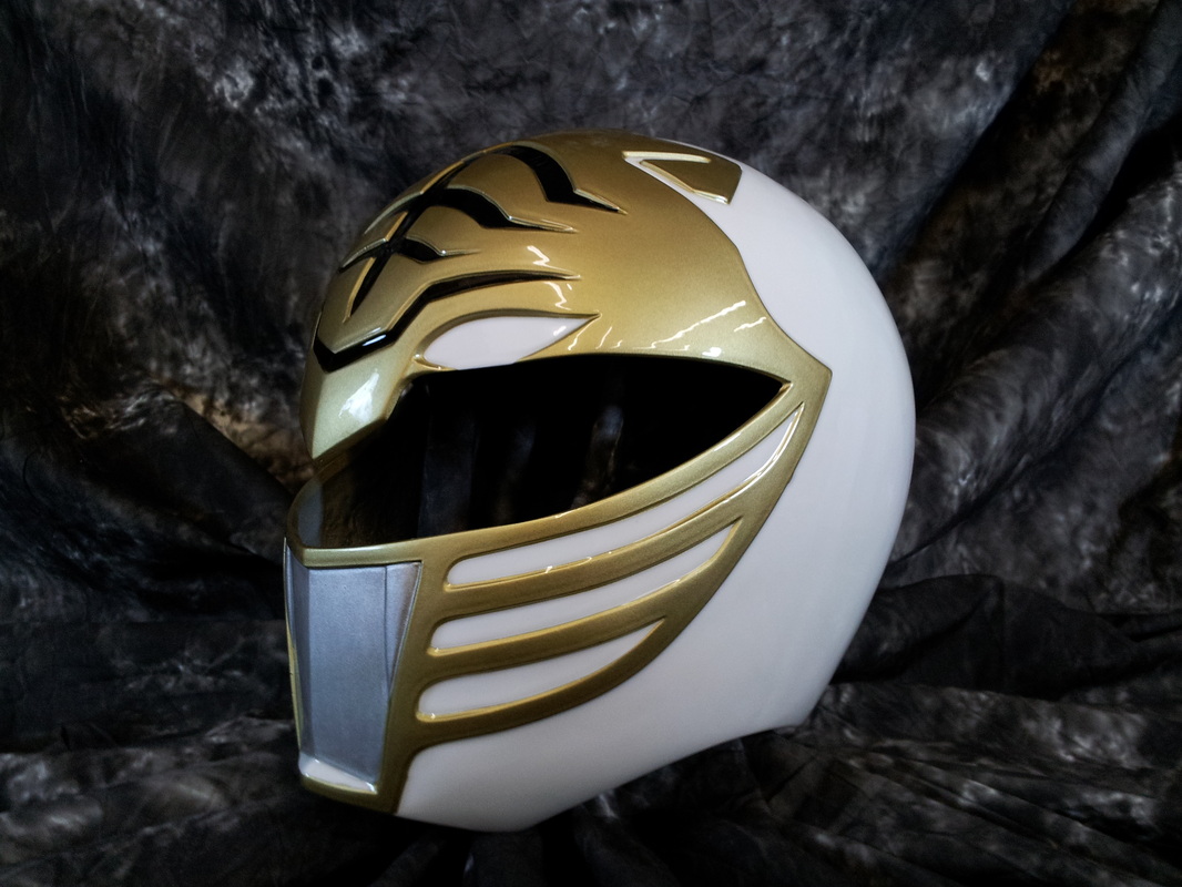 “White Ranger” Helmet – Prop Replica